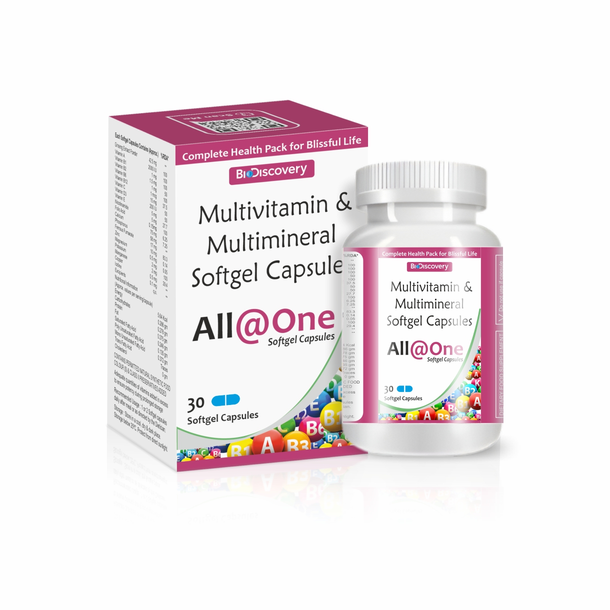 ALLatONE BOTTLE PACK Softgel Capsules